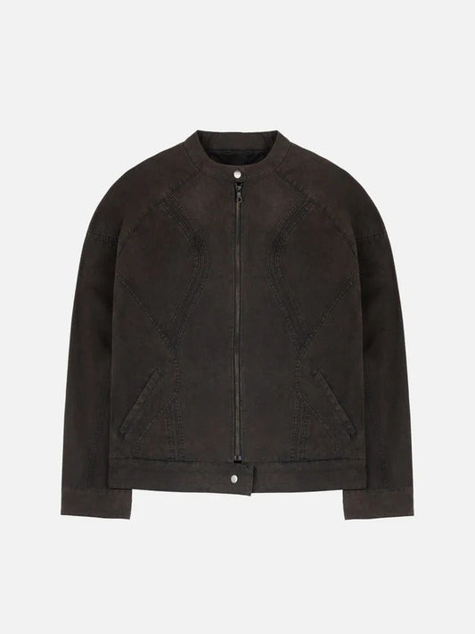 BLACKTAILOR CANVAS BIKER JACKET RUST