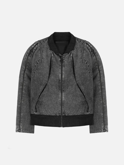BLACKTAILOR ZIPPER DENIM JACKET NOISE