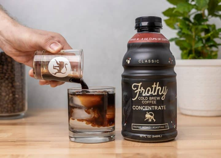 Frothy Monkey Frothy Cold Brew Coffee Concentrate 32oz