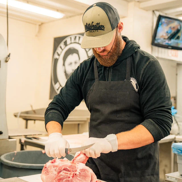 The Bearded Butchers Whitefeather Meats Snap-Back Trucker Hat - Richardson 112