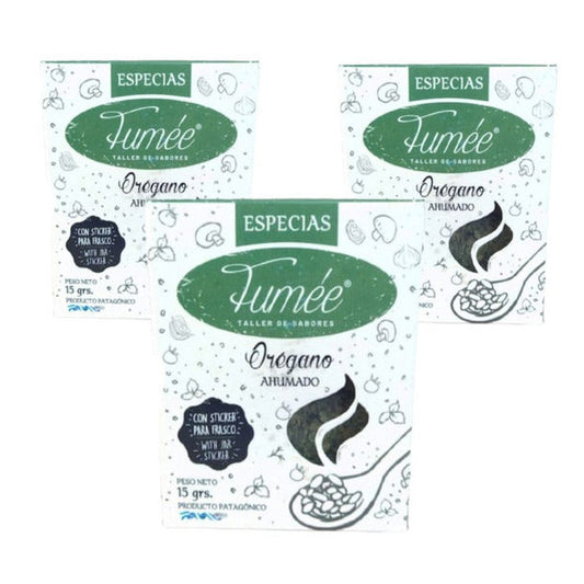 Pampa Direct Fumée Dehydrated Smoked Oregano Kosher, 15 g / 0.52 oz (pack of 3)