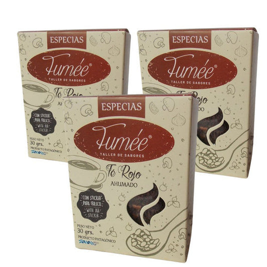 Pampa Direct Fumée Red Tea Ahumado Loose Leaf – Té Rojo Ahumado Natural Smoked Tea, 30 g / 1.05 oz (pack of 3)