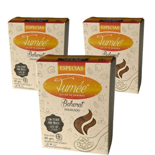Pampa Direct Fumée Smoked Baharat - Spice Blend with Coriander, Cumin, Cinnamon and More, 40 g / 1.41 oz (pack of 3)
