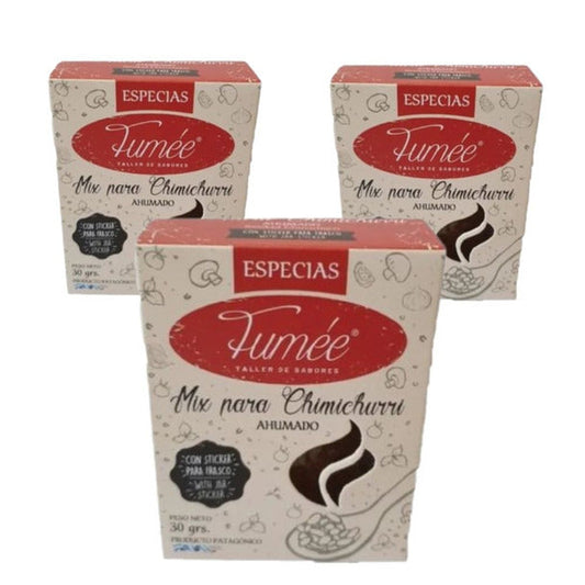 Pampa Direct Fumée Smoked Chimichurri Mix - Chimichurri Ahumado Mix de Especias, 30 g / 1.05 oz (pack of 3)