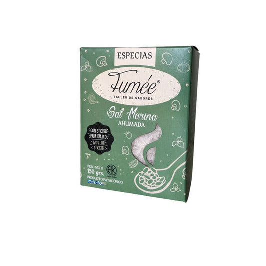 Pampa Direct Fumée Smoked Coarse Sea Salt – Sal Marina Gruesa Ahumada, 150 g / 5.29 oz