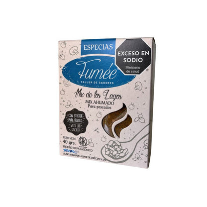 Pampa Direct Fumée Smoked Mix for Fish – Mixture of Parsley, Garlic, Turmeric, Salt and Cinnamon, 40 g / 1.41 oz (pack of 3)