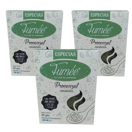 Pampa Direct Fumée Smoked Provenzal Blend Garlic and Parsley, Kosher, 30 g / 1.05 oz (pack of 3)