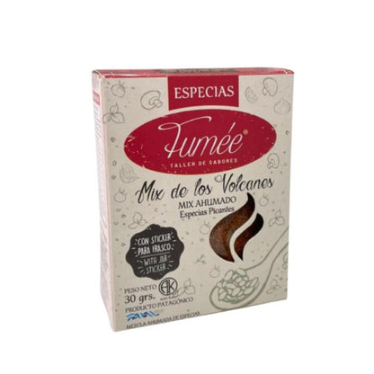Pampa Direct Fumée Smoked Volcanoes Mix, Hot Spices Mix de los Volcanes Ahumado, 30 g / 1.05 oz (pack of 3)