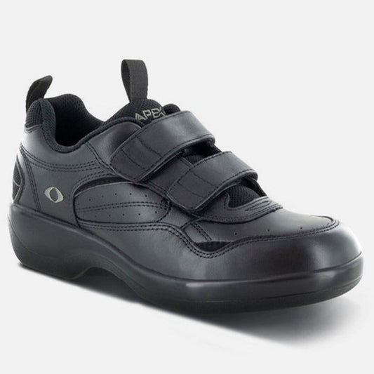 Apexfoot Women's Active Walking Shoe - Biomechanical - Black