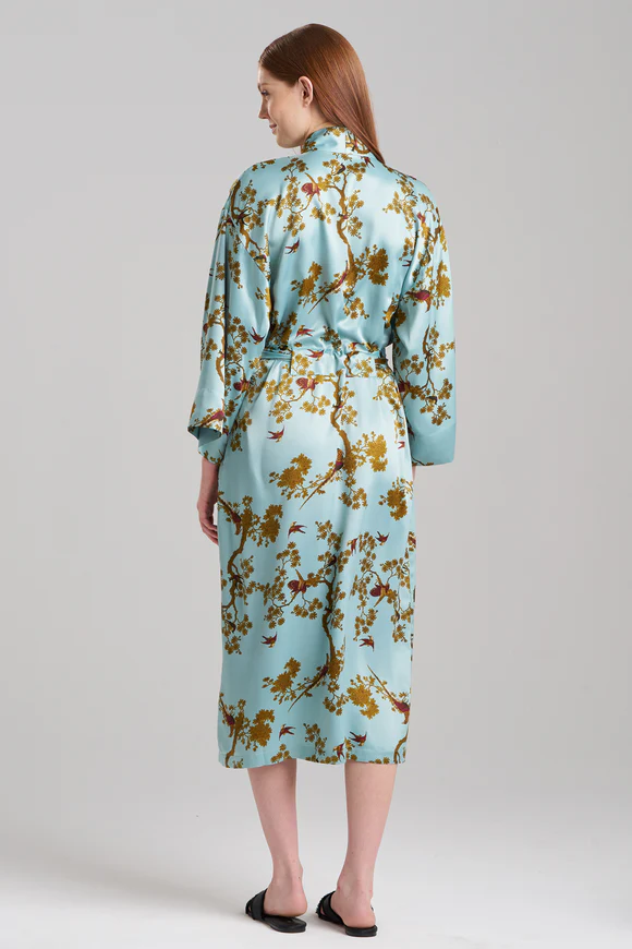 Natori Garden Melody Satin Robe