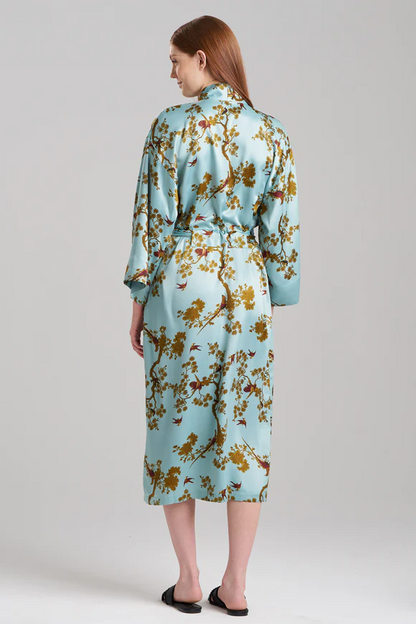 Natori Garden Melody Satin Robe