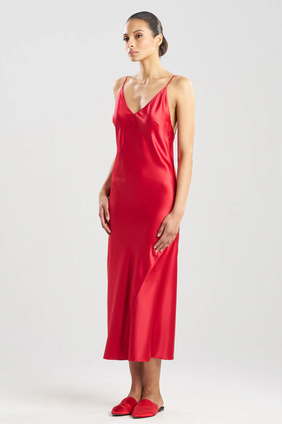 Natori Glamour V-Neck Gown