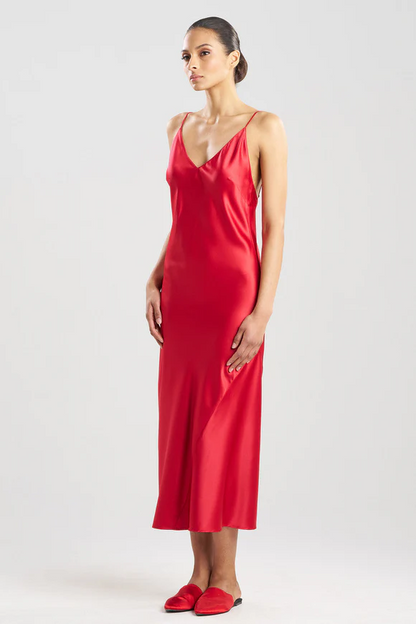Natori Glamour V-Neck Gown