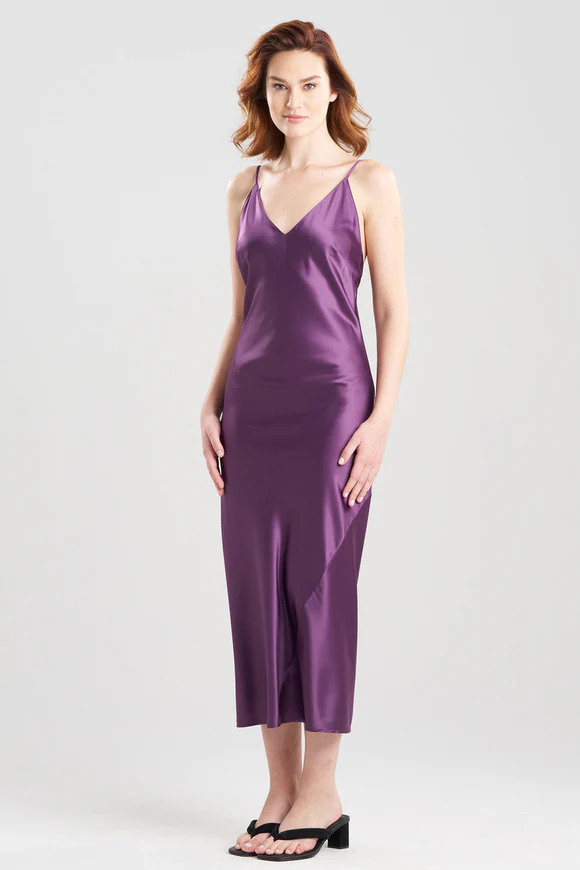Natori Glamour V-Neck Gown