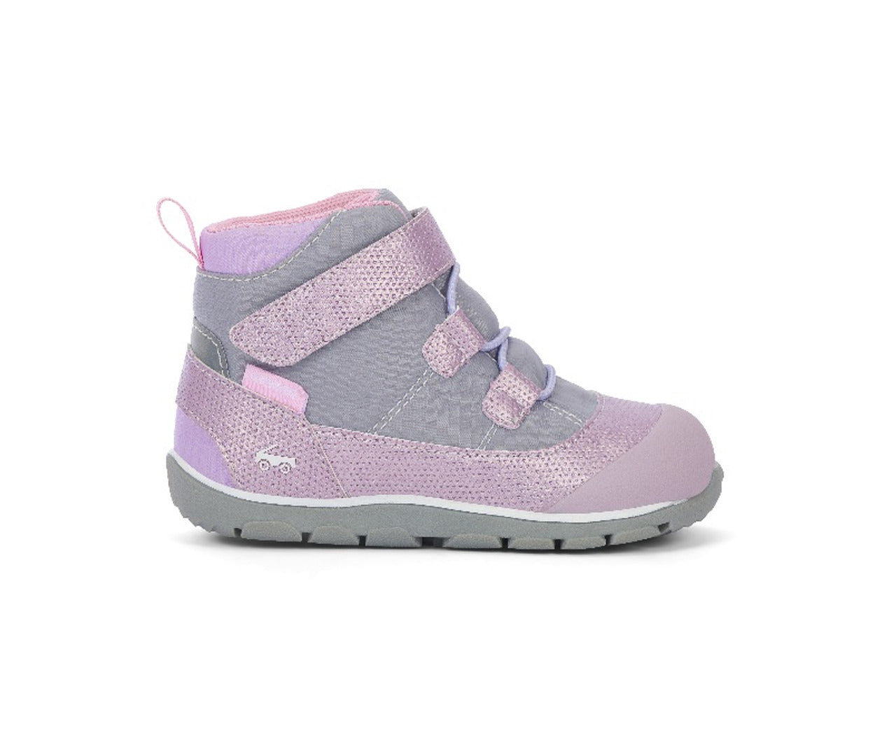 See Kai Run Girl's Sam II Waterproof Gray Mauve