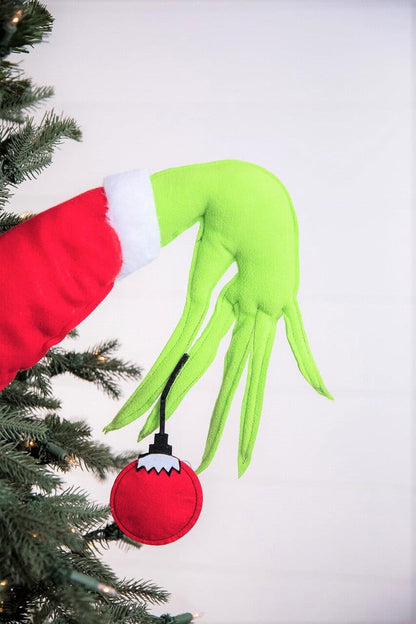 Decorator's Warehouse 23” x 11" Green Monster Hand Ornament