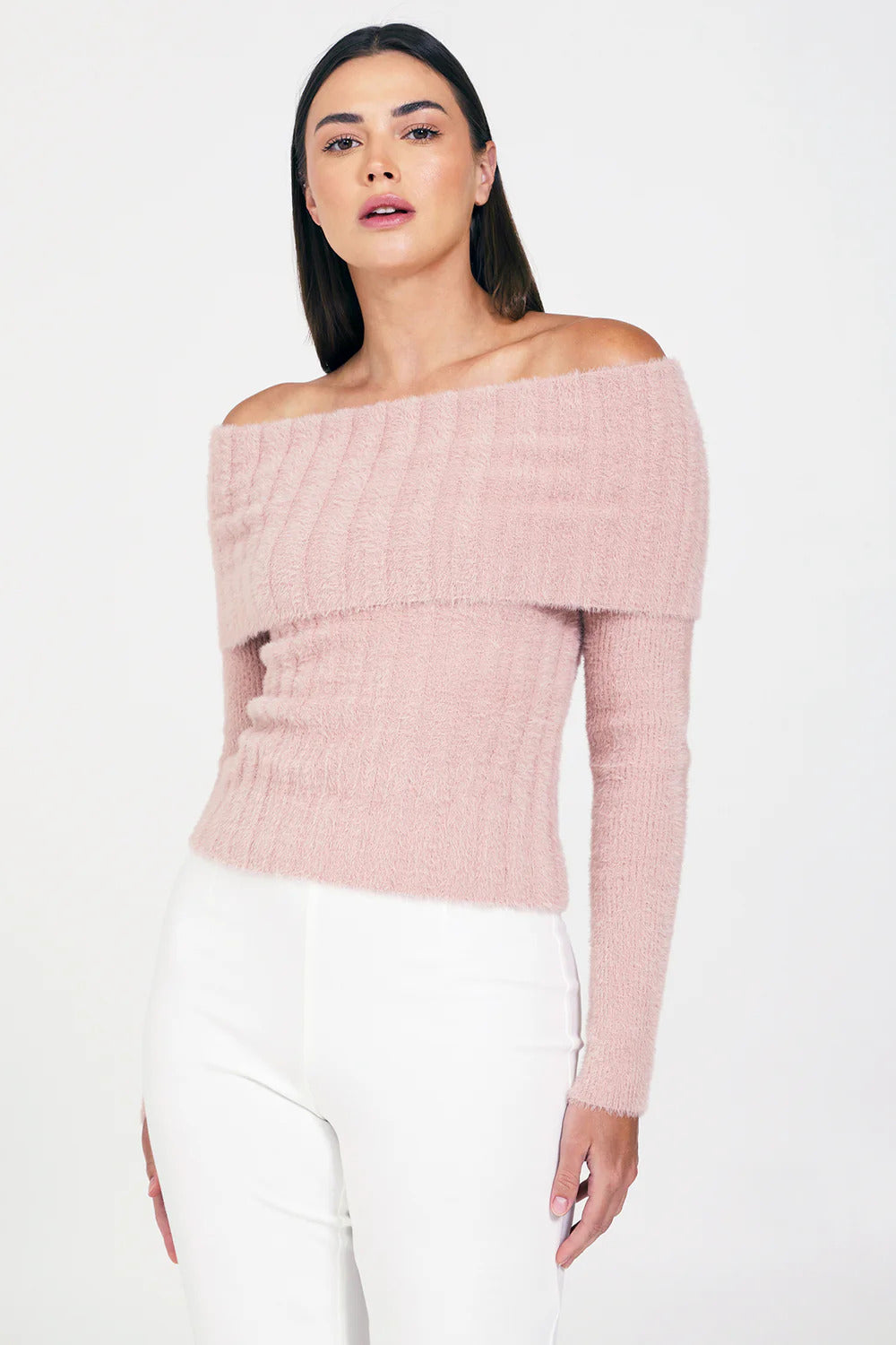 BAILEY/44 Women's Bailey 44 Tores Sweater Top in Blush