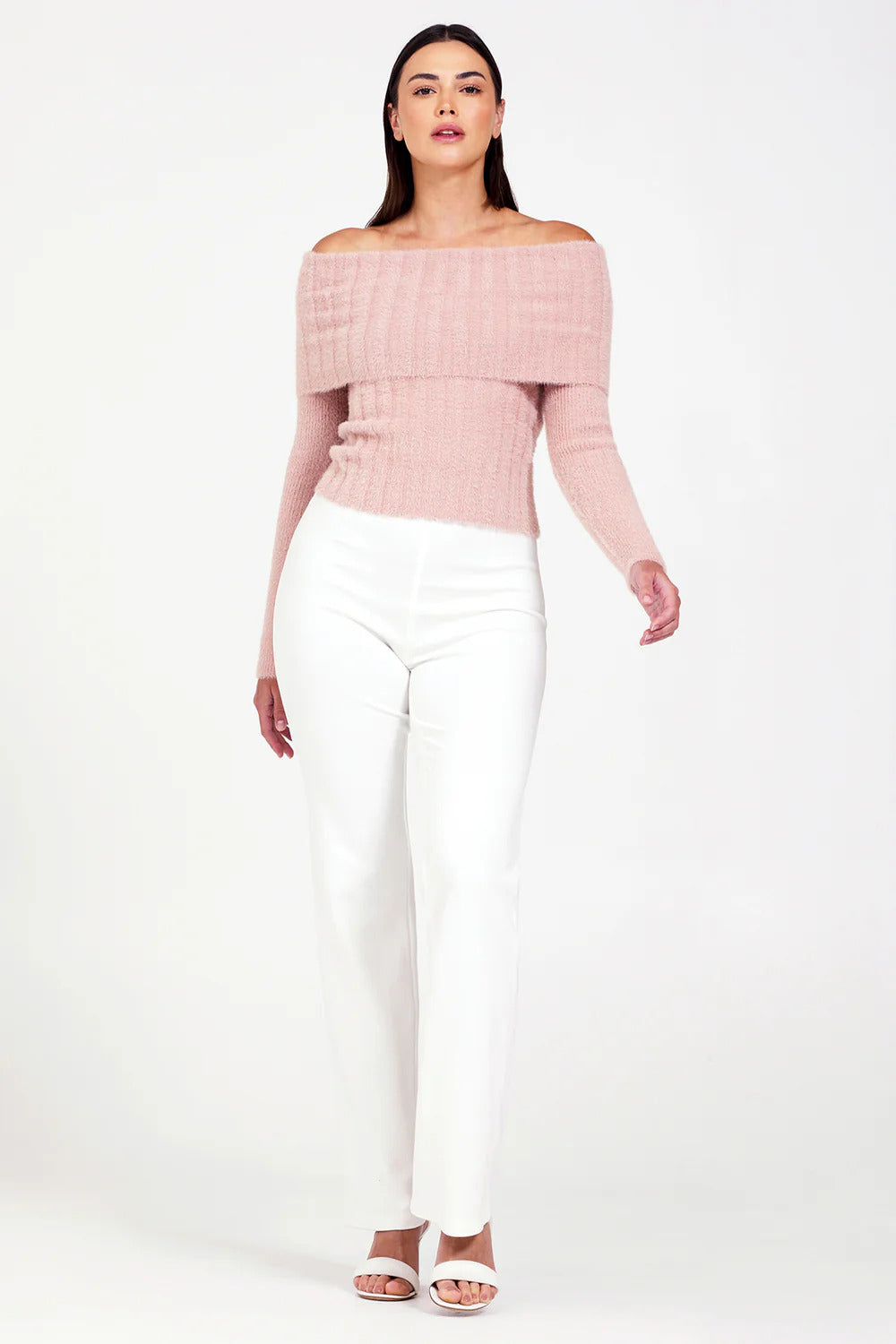 BAILEY/44 Women's Bailey 44 Tores Sweater Top in Blush