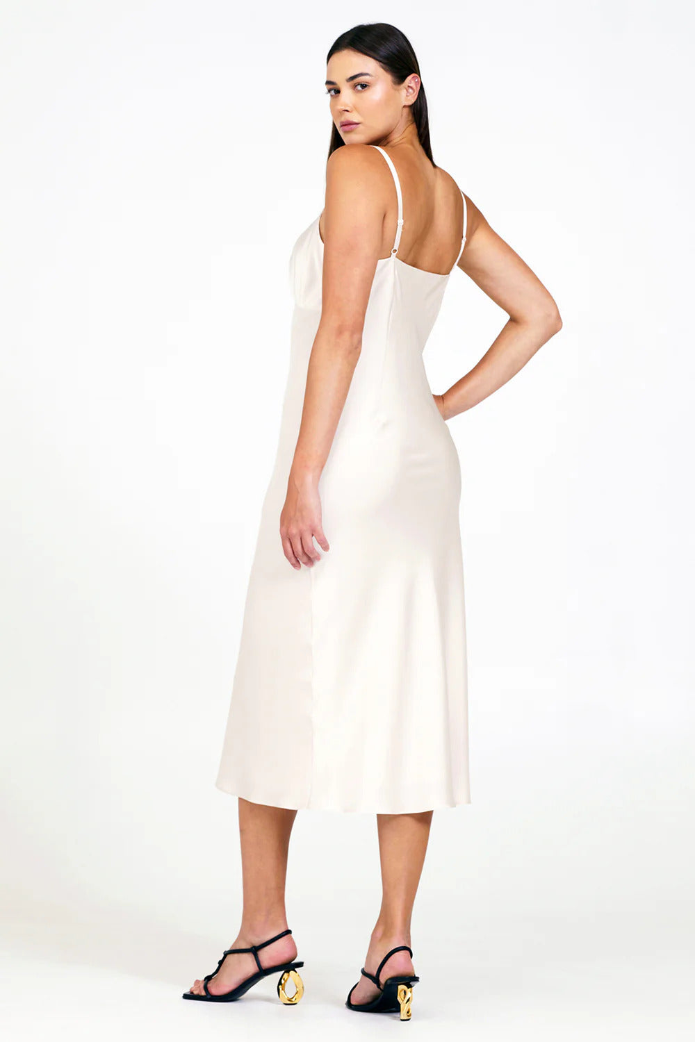 BAILEY/44 Women's Bailey 44 Asher Satin Dress in Ivory