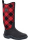 Muck Boot Company Women's Hale Tall Boot - red black checkers