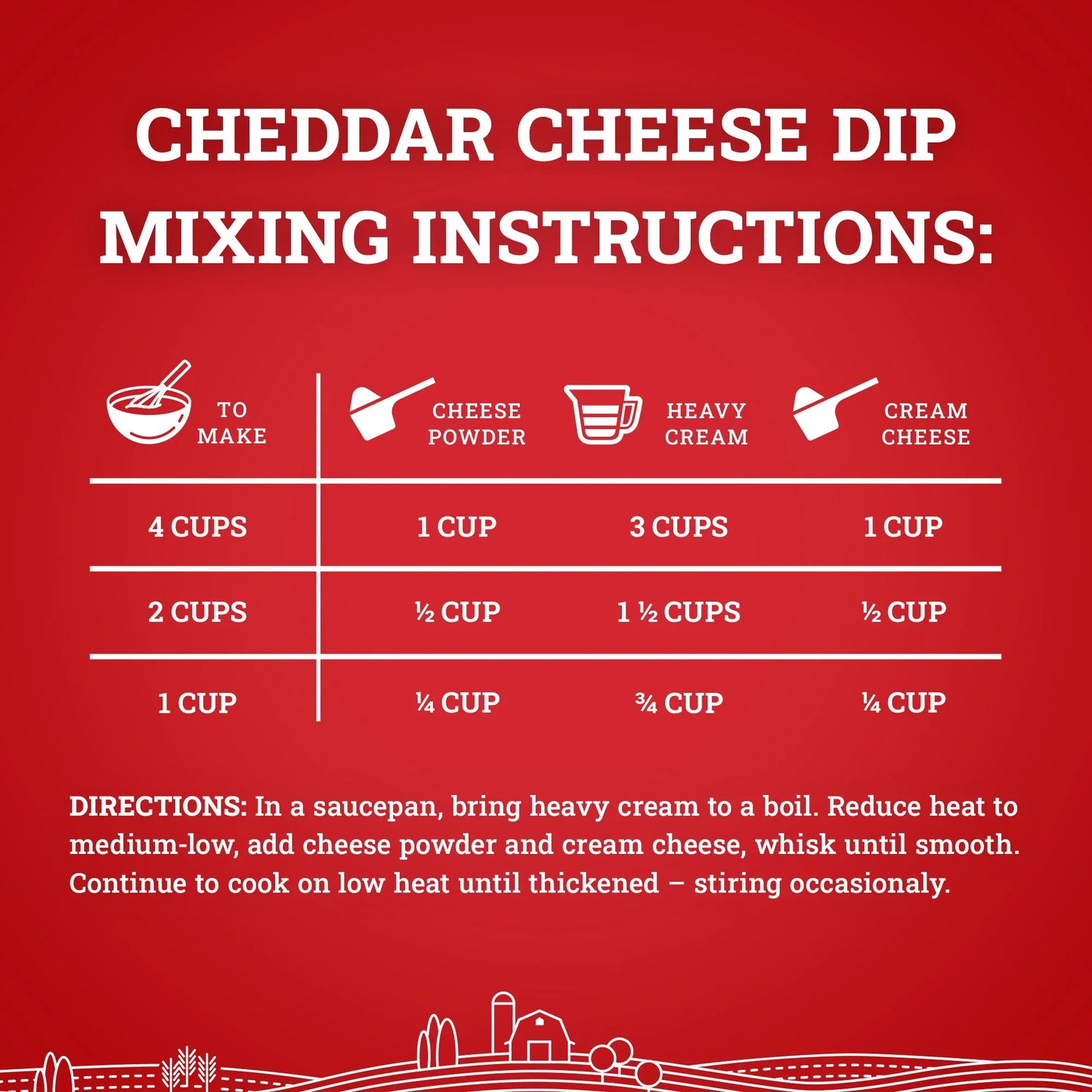 Hoosier Hill Farm Cheddar Cheese Powder 25lb