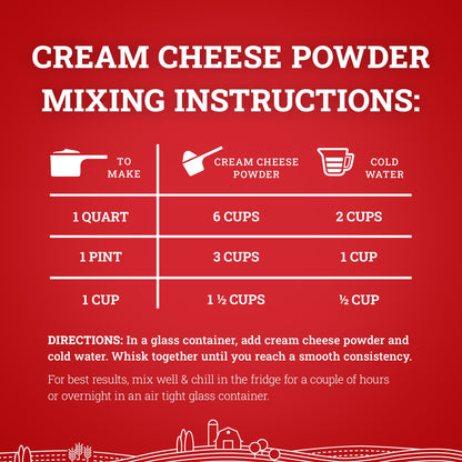 Hoosier Hill Farm Cream Cheese Powder 25lb