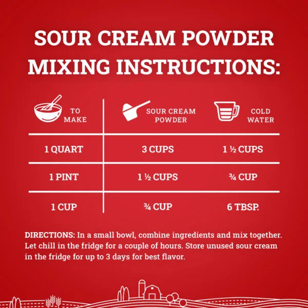Hoosier Hill Farm Sour Cream Powder 25lb