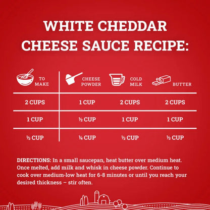 Hoosier Hill Farm White Cheddar Cheese Powder 25lb