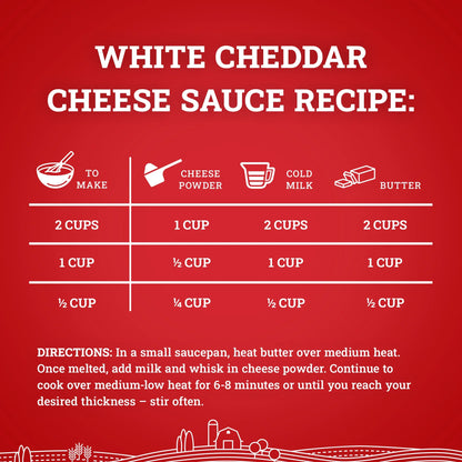 Hoosier Hill Farm White Cheddar Cheese Powder 25lb