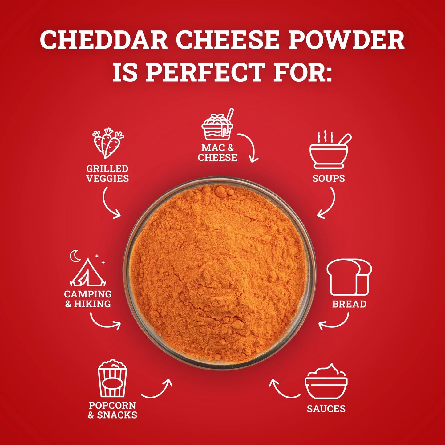 Hoosier Hill Farm Cheddar Cheese Powder 25lb