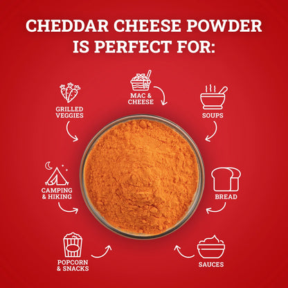 Hoosier Hill Farm Cheddar Cheese Powder 25lb
