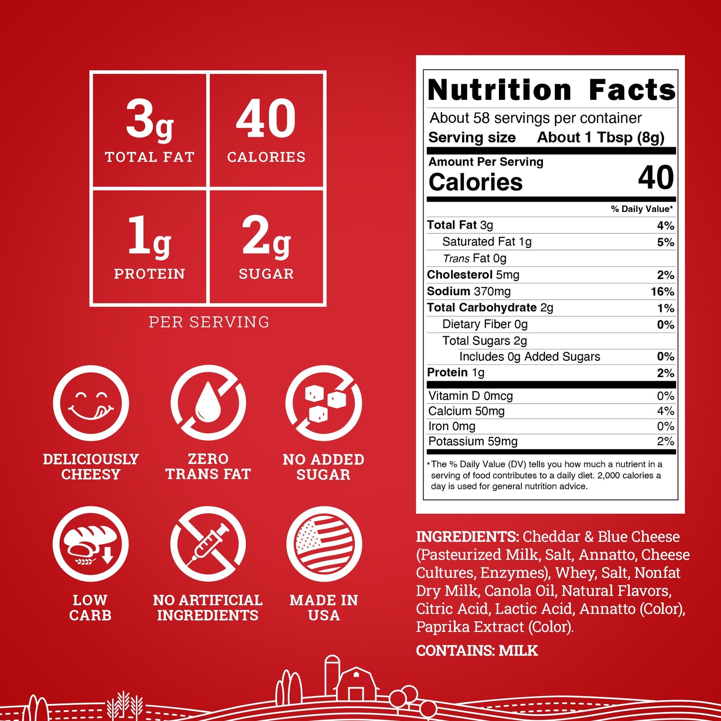 Hoosier Hill Farm Buttery Cheddar Seasoning