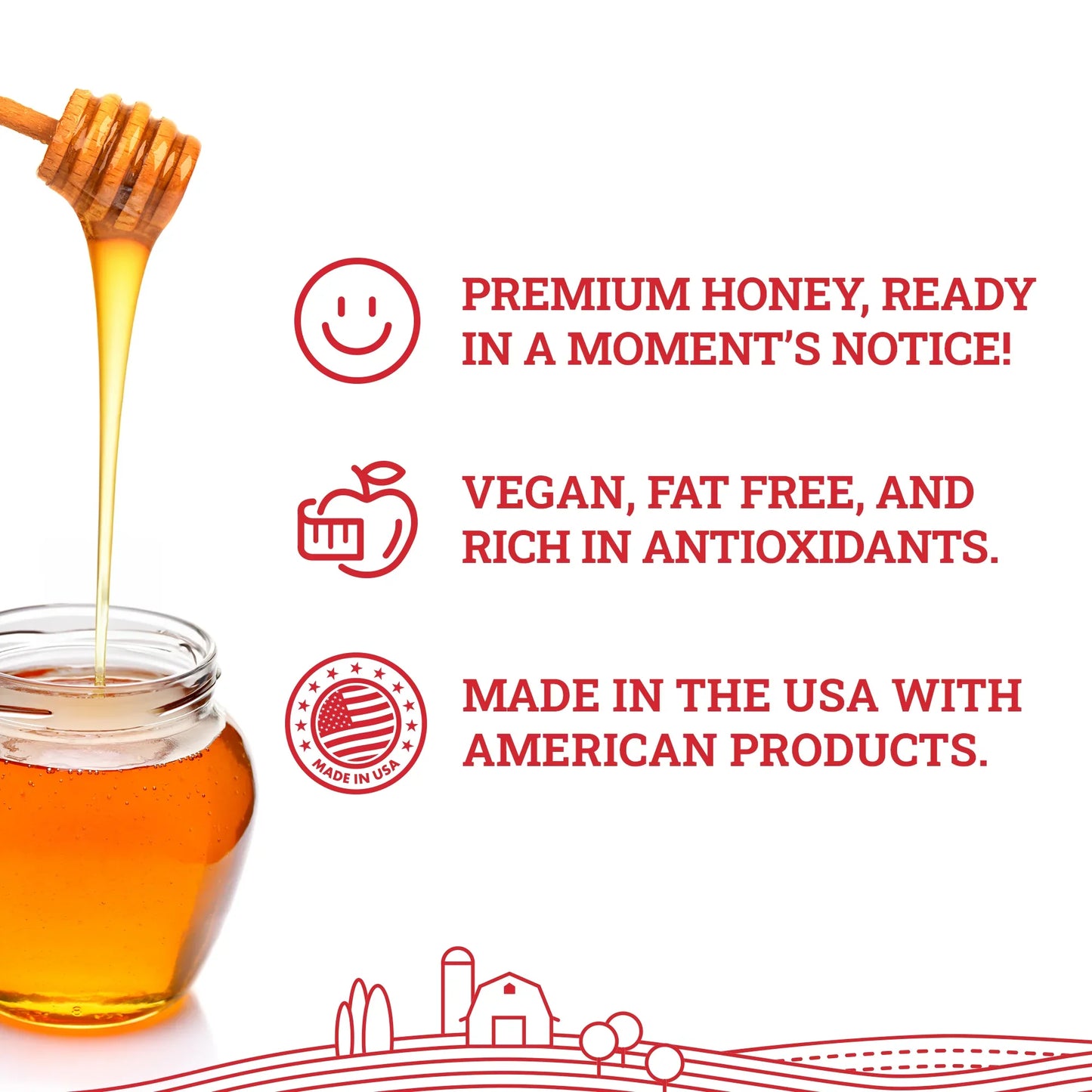 Hoosier Hill Farm Premium Honey Powder 25lb