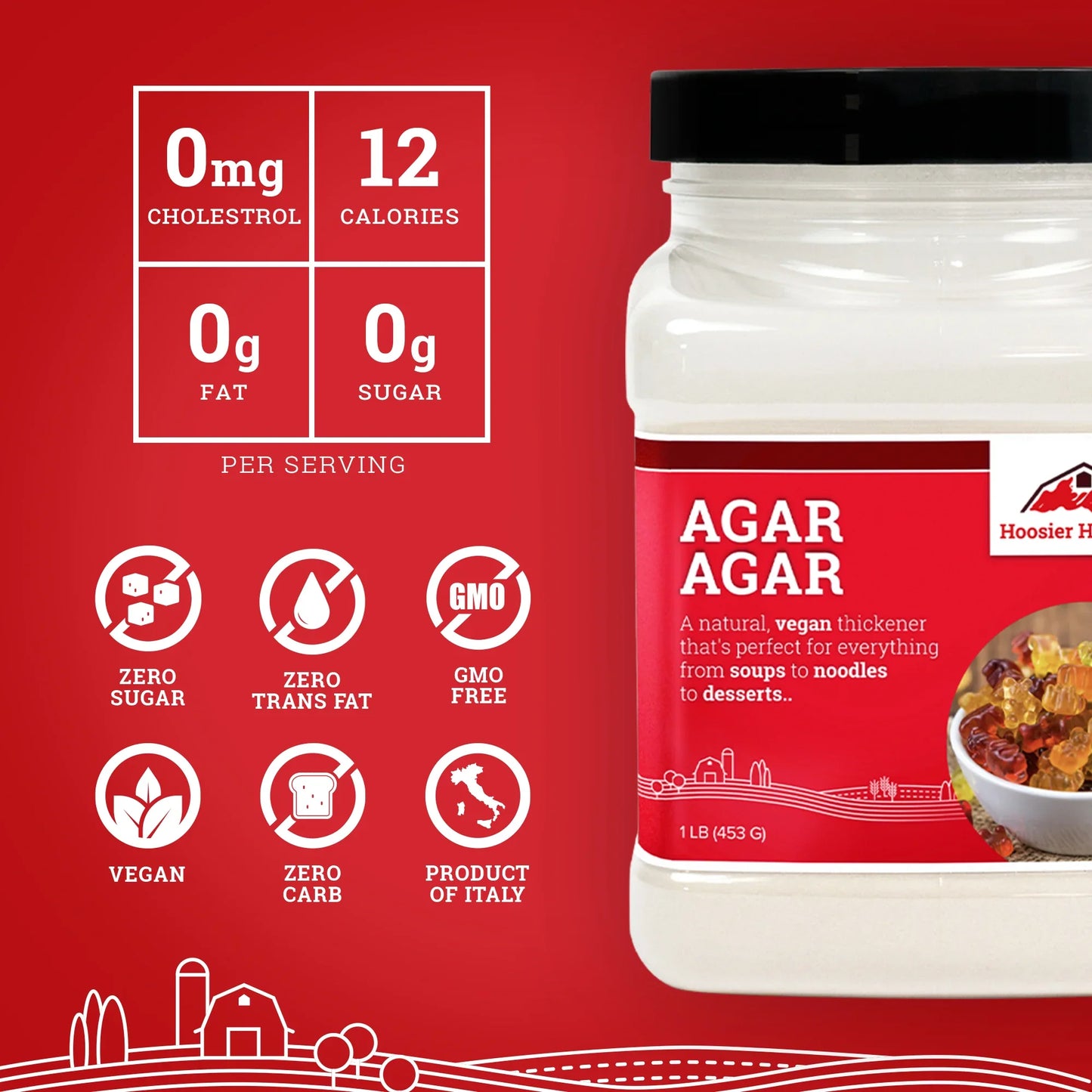 Hoosier Hill Farm Agar Agar Powder