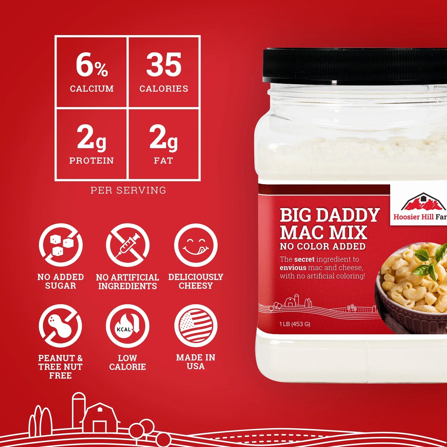 Hoosier Hill Farm Big Daddy Mac Mix, No Color Added