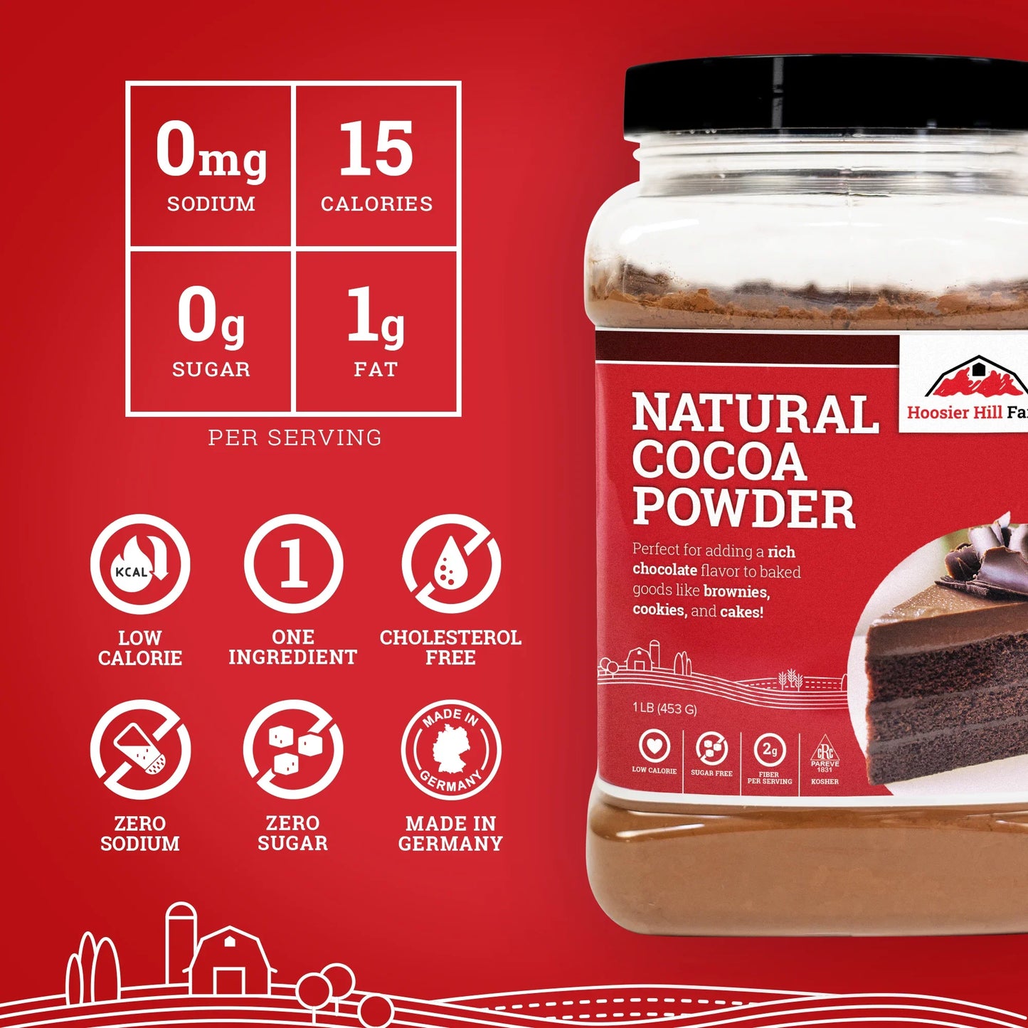 Hoosier Hill Farm Natural Cocoa Powder