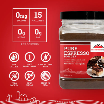 Hoosier Hill Farm Pure Espresso Powder 25lb