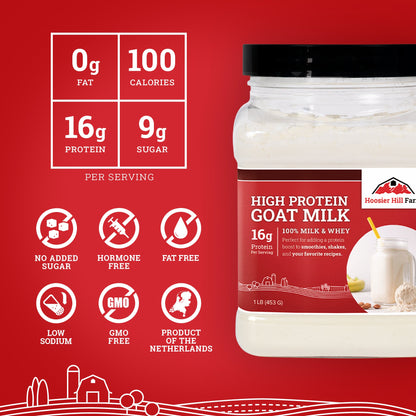 Hoosier Hill Farm High Protein Goat Milk Powder