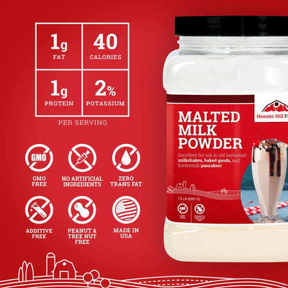 Hoosier Hill Farm Malted Milk Powder