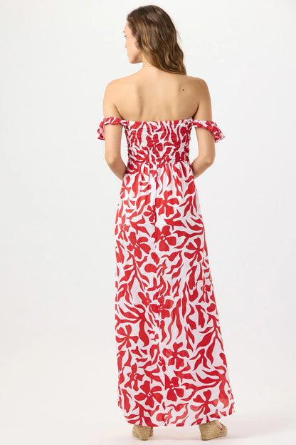 Tiare Hawaii Hollie Maxi Dress - Bora Bora Red