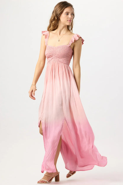 Tiare Hawaii Hollie Maxi Dress - Mauve Pink Ombre
