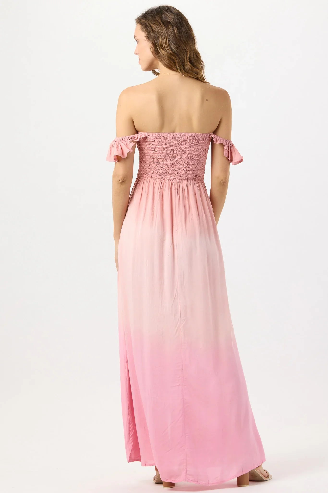 Tiare Hawaii Hollie Maxi Dress - Mauve Pink Ombre