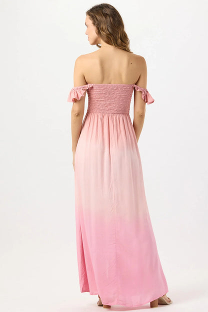 Tiare Hawaii Hollie Maxi Dress - Mauve Pink Ombre