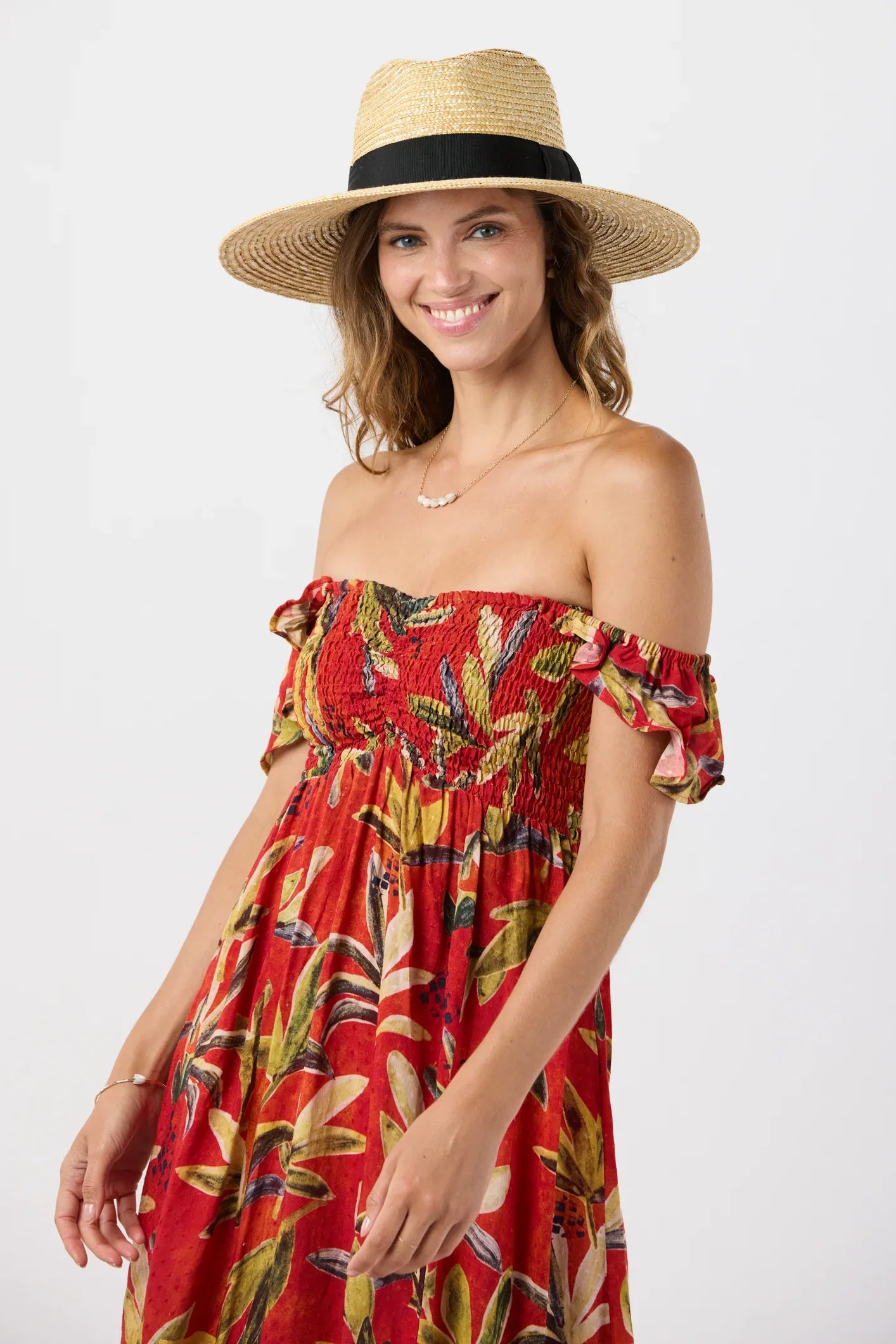 Tiare Hawaii Hollie Maxi Dress Naturals - Safari Rust