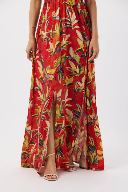 Tiare Hawaii Hollie Maxi Dress Naturals - Safari Rust