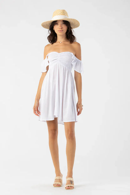 Tiare Hawaii Hollie Mini Dress - White