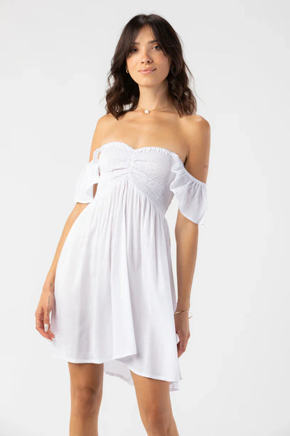Tiare Hawaii Hollie Mini Dress - White