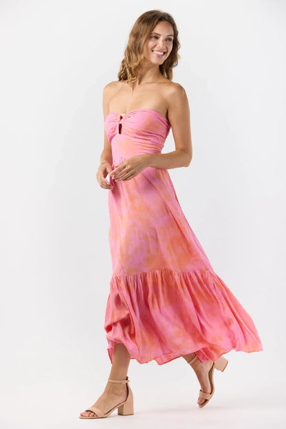Tiare Hawaii Honey Maxi Dress - Flamingo Pink