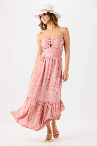 Tiare Hawaii Honey Maxi Dress - Marbled Mauve
