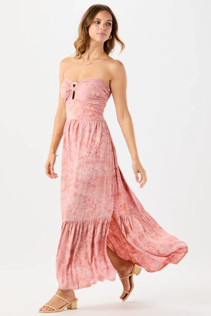 Tiare Hawaii Honey Maxi Dress - Marbled Mauve